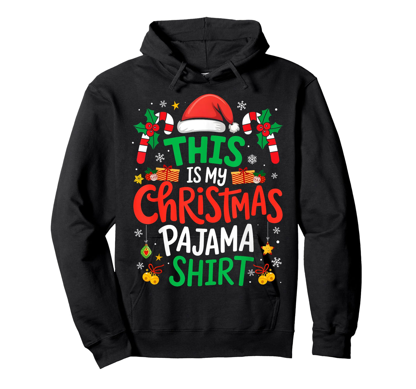 This Is My Christmas Pajama Shirt Funny Xmas PJs Men Women T-Shirt