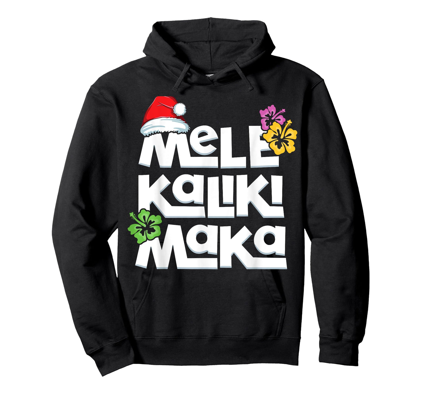 Hawaiian Christmas Mele Kalikimaka Tropical Xmas Santa T-Shirt