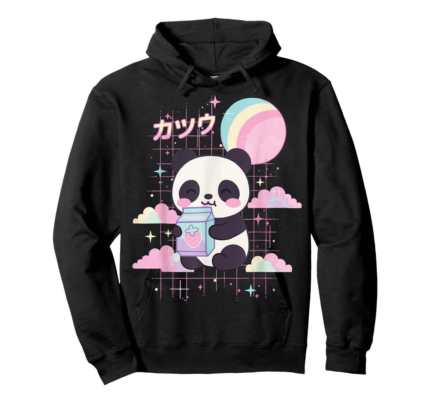 Panda Strawberry Milk Kawaii Japanese T-Shirt