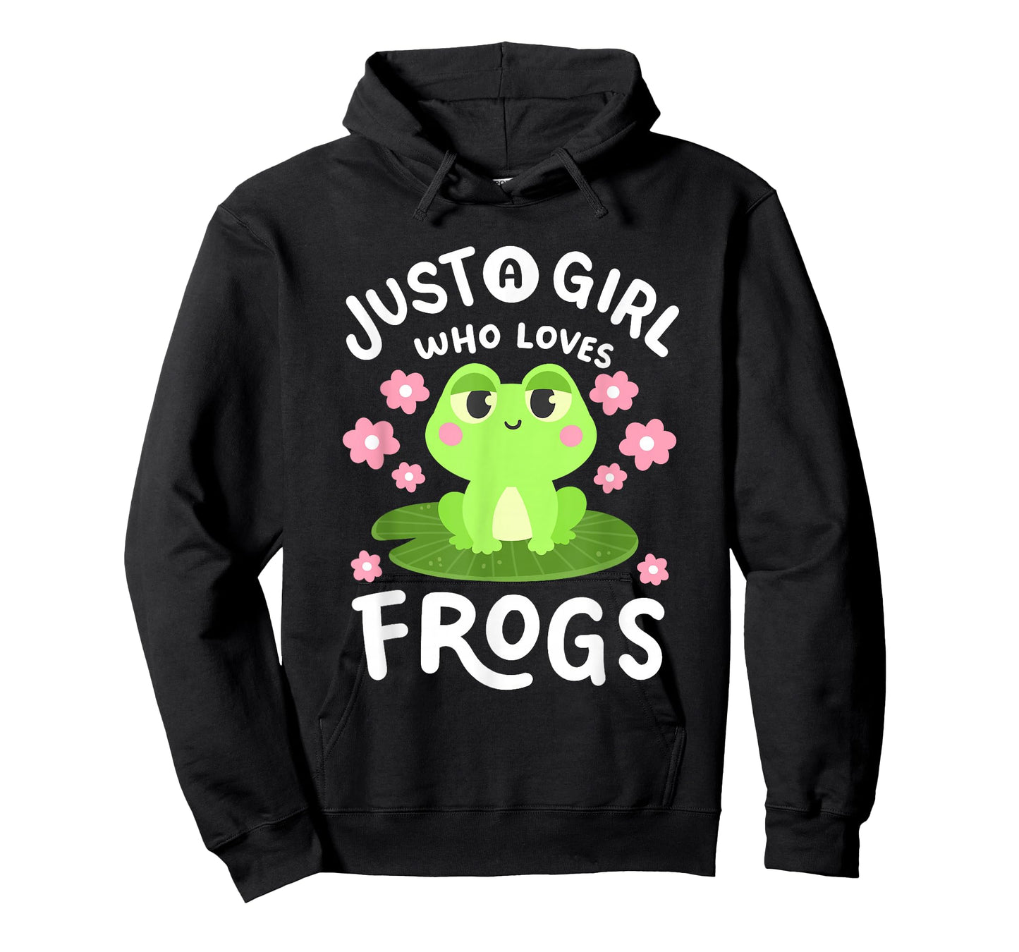A Girl Who Loves Frogs Kawaii Frog Lovers Women Girls Kids T-Shirt