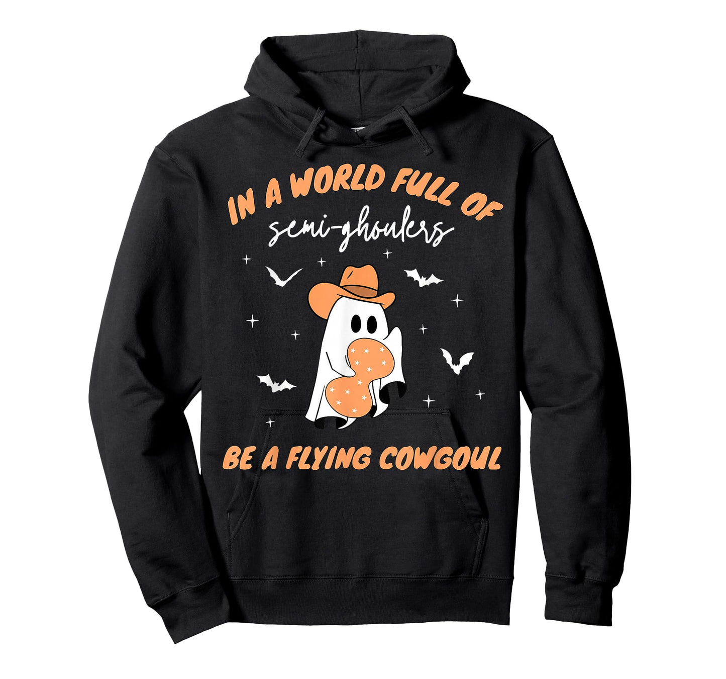Labor and Delivery Nurse Halloween Ghost Flying Cowgirl Fall T-Shirt