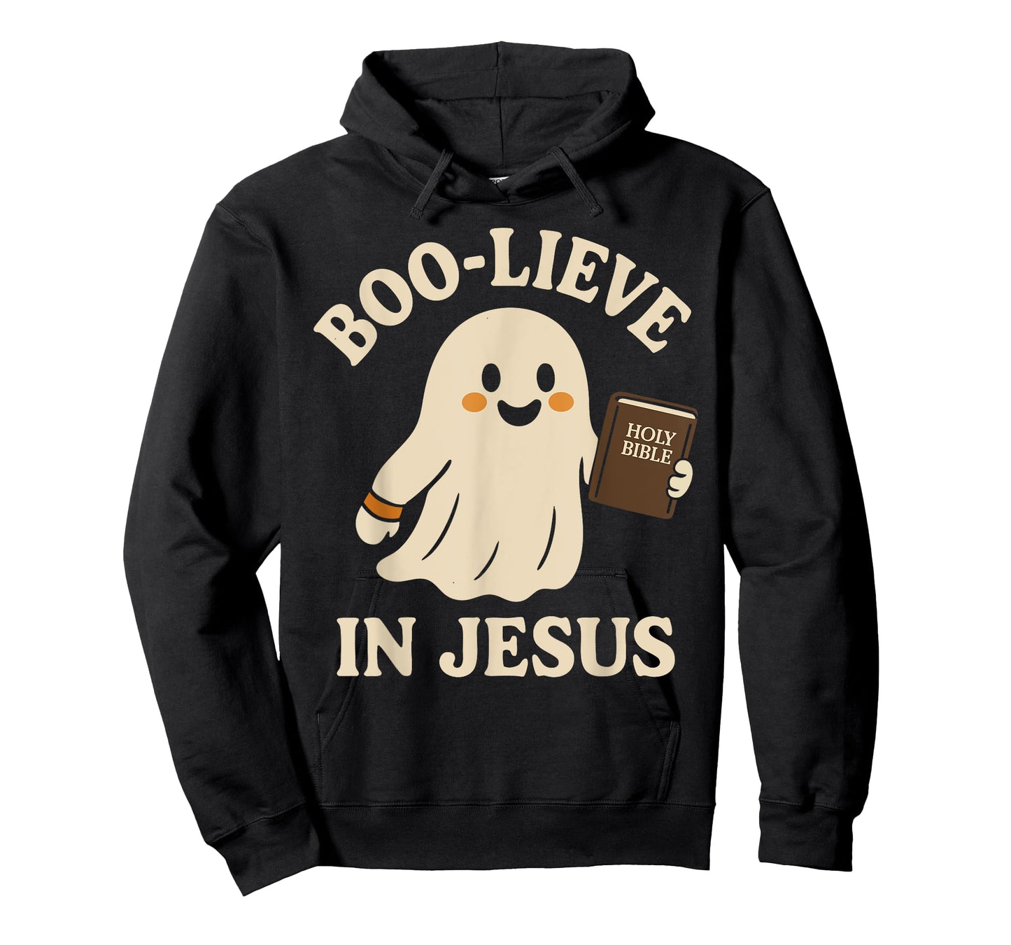 Boo-Lieve in Jesus Believe Holy Ghost Christian Halloween T-Shirt