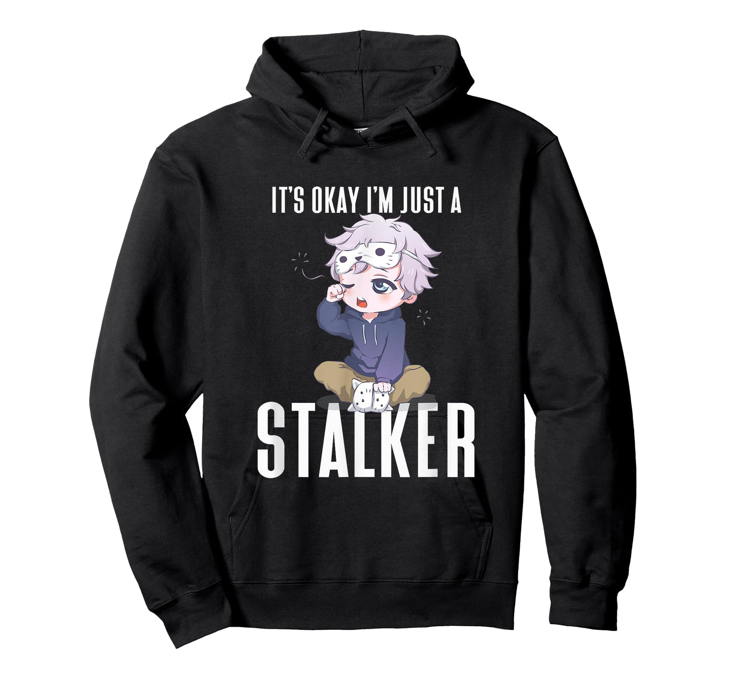 Anime It's Okay I'm Just A Stalker Japanese Kawaii Otaku T-Shirt
