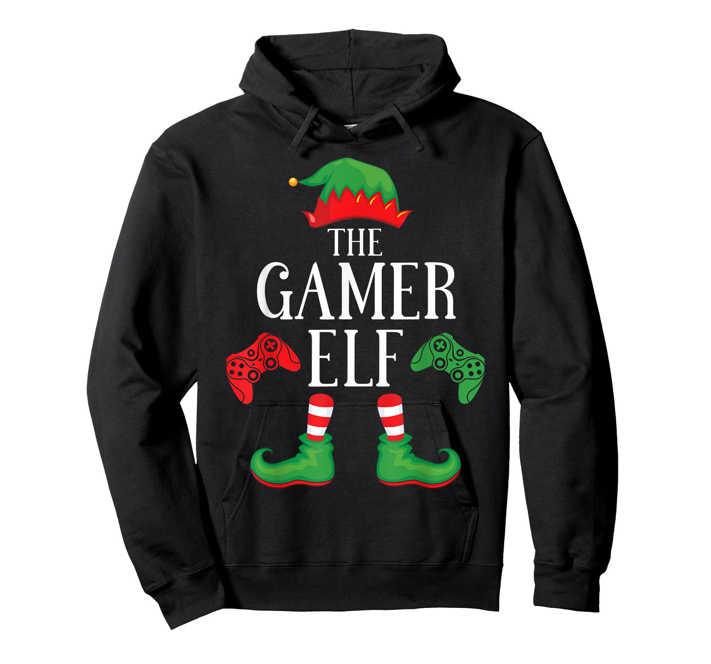 Gamer Elf Matching Group Xmas Gaming Funny Family Christmas T-Shirt