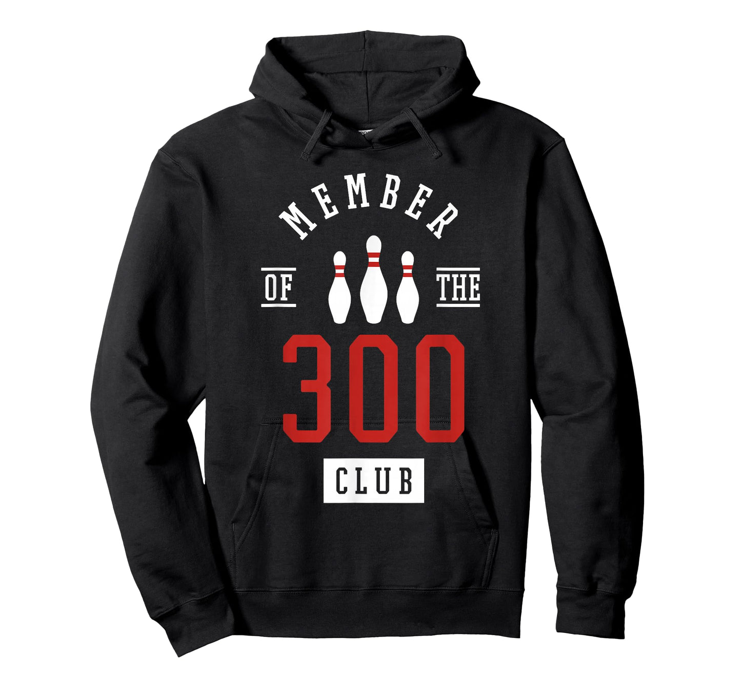 Member Of The 300 Club Bowling Ball Strike Pins T-Shirt