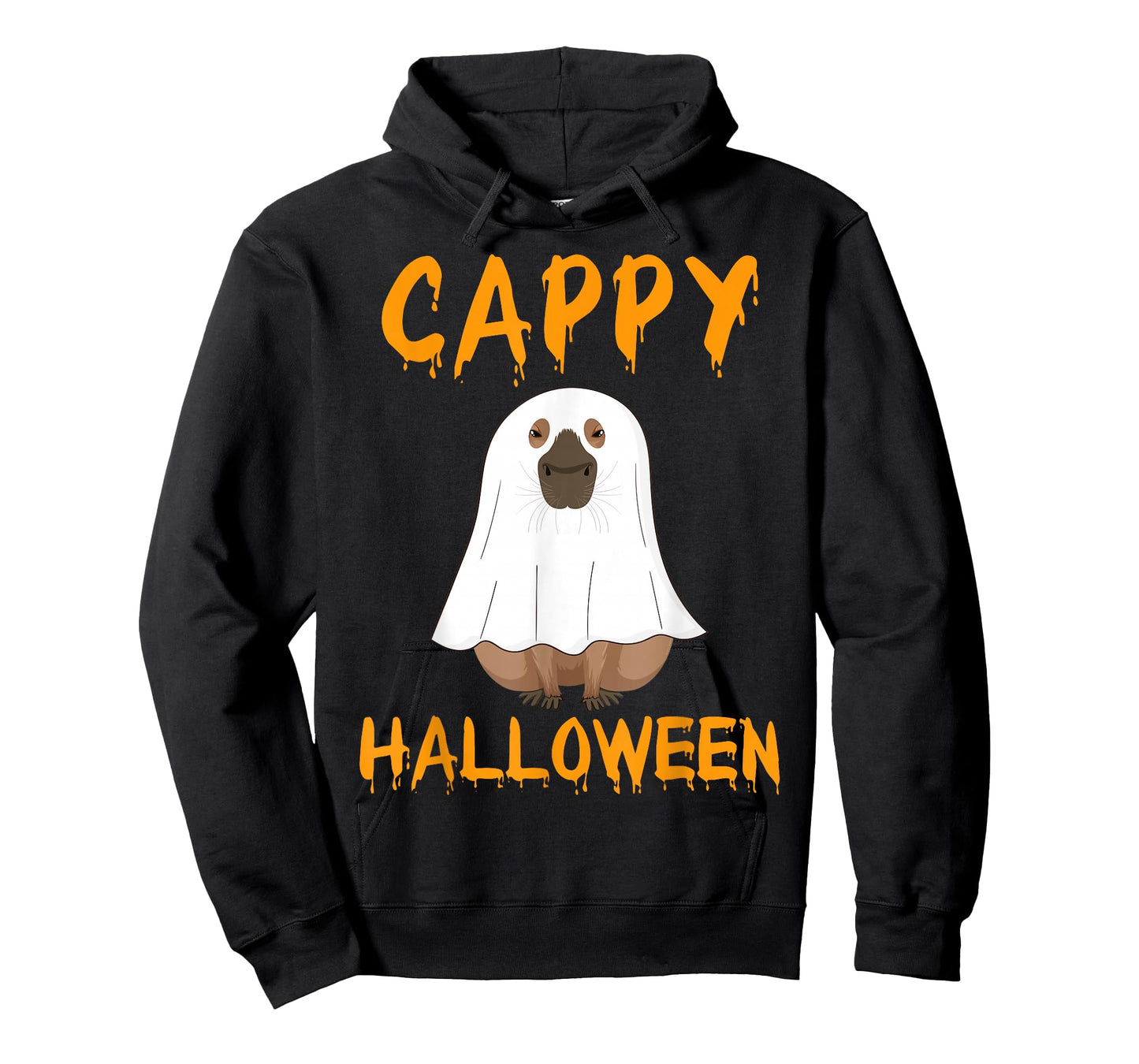 Cappy Halloween Funny Capybara Ghost T-Shirt