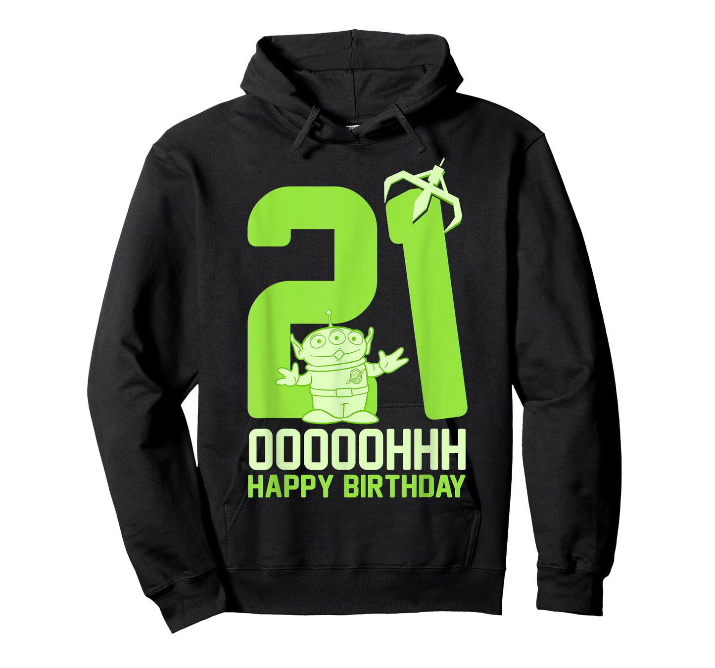 Disney Pixar Toy Story Alien OOOOH Happy 21st Birthday T-Shirt