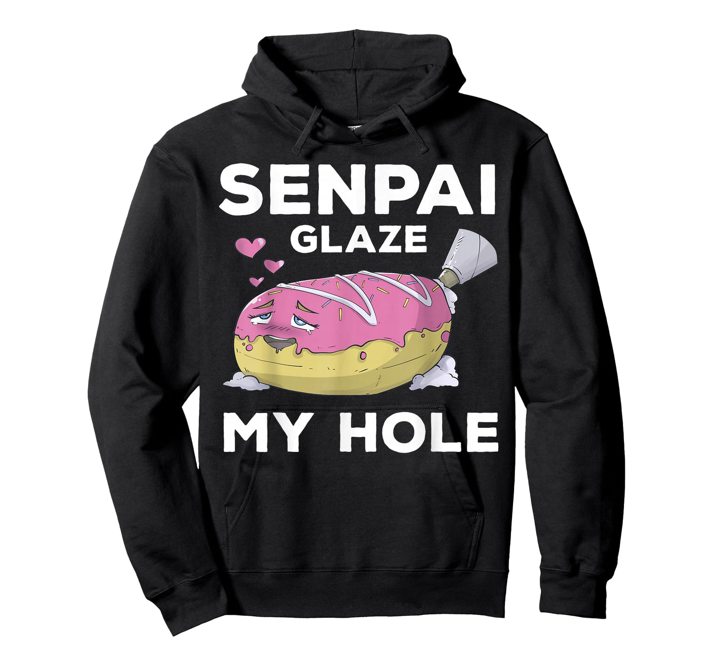 Otaku Ahegao Donut Pun Senpai Ecchi Etchi Hentai Funny Lewd T-Shirt