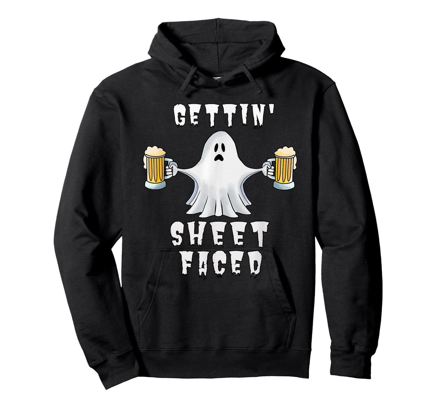 Halloween Boos Booze Beer Drinking Alcohol Ghost T-Shirt
