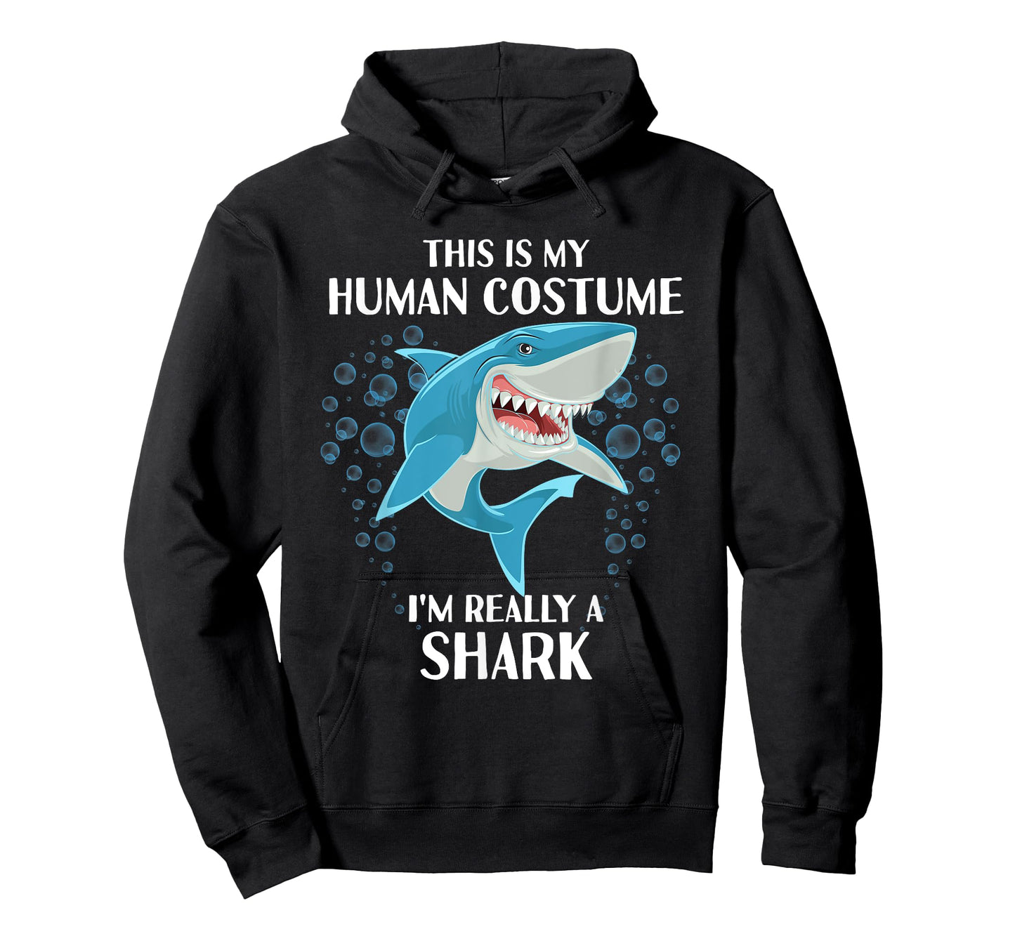 This is my Human Costume - Funny Halloween Shark T-Shirt