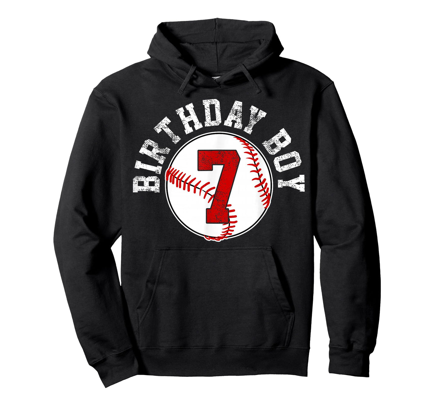 Baseball 7th Birthday Party 7 Years Old Gift T-Shirt