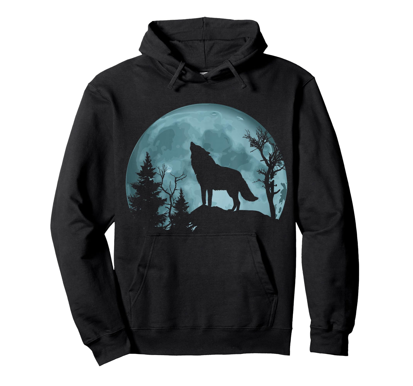 Wolf Howling at the Moon T-Shirt