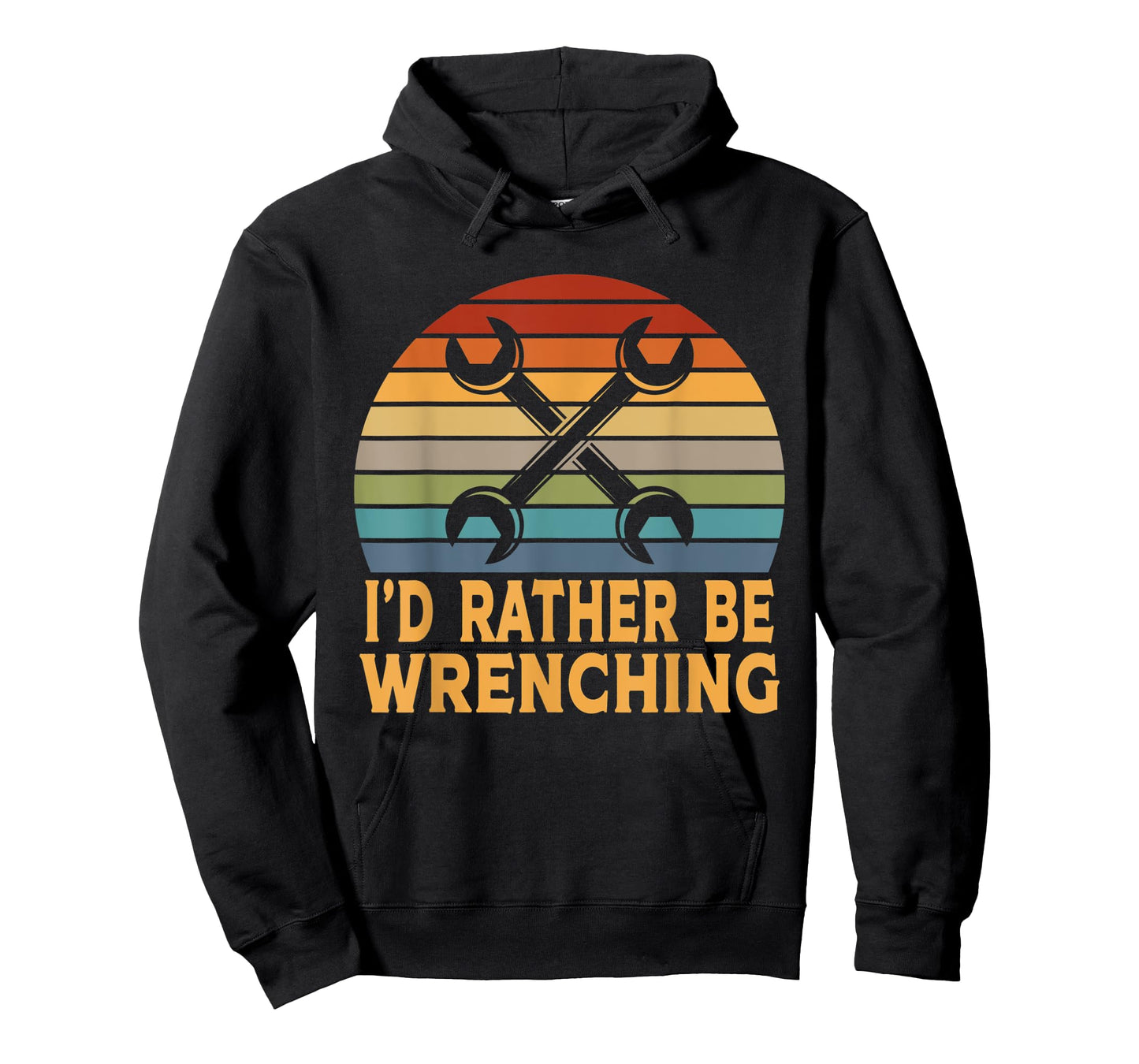 Funny I'd Rather Be Wrenching Auto Mechanic T-Shirt