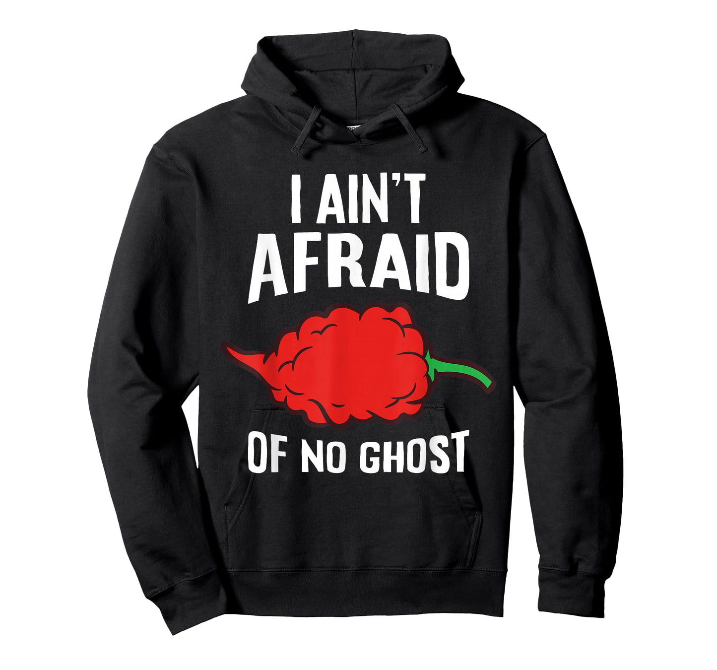 I Ain't Afraid Of No Ghost Funny Ghost Pepper Chili T-Shirt