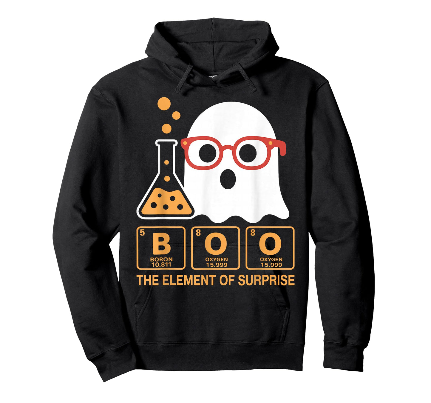 Chemistry Boo The Element of Surprise Cute Chemist Halloween T-Shirt