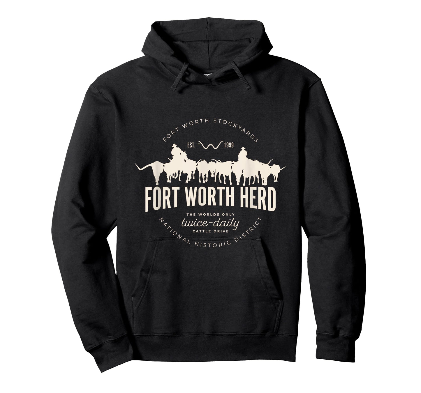 Fort Worth Texas Stockyards and Rodeo Cowboy Design T-Shirt