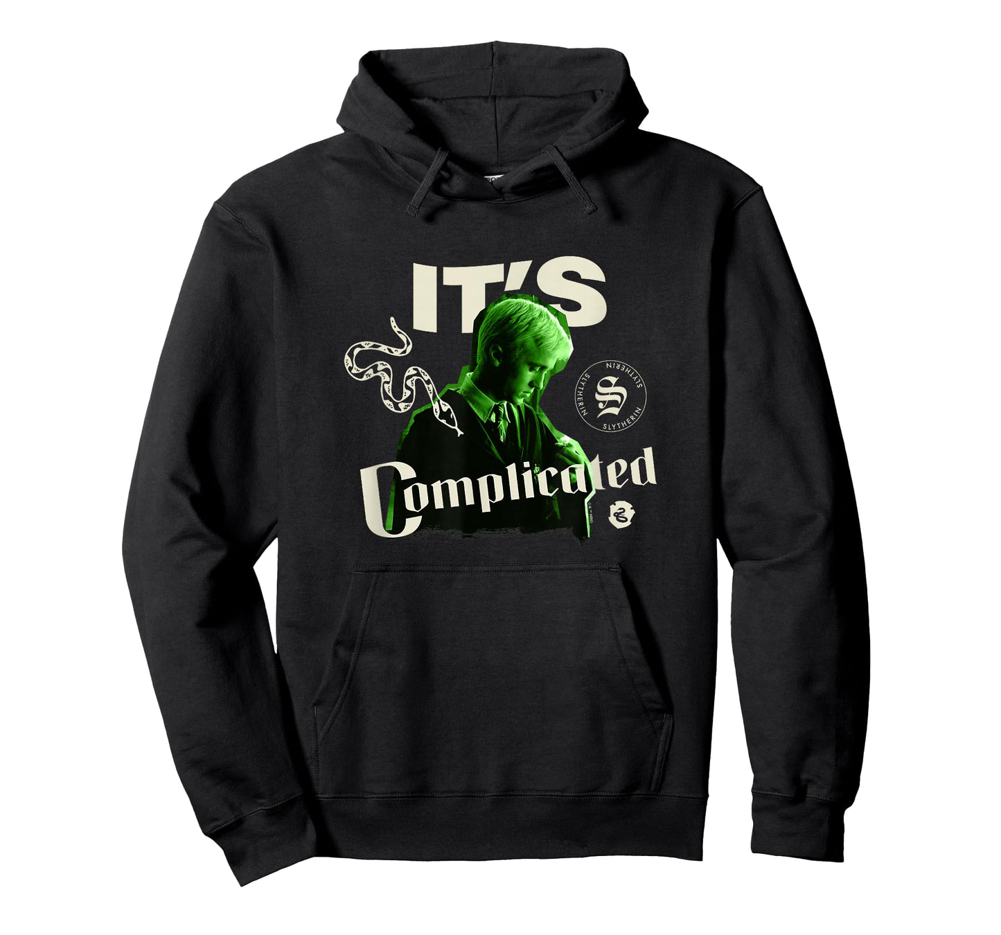 Harry Potter Draco Malfoy It's Complicated Slytherin Logo T-Shirt