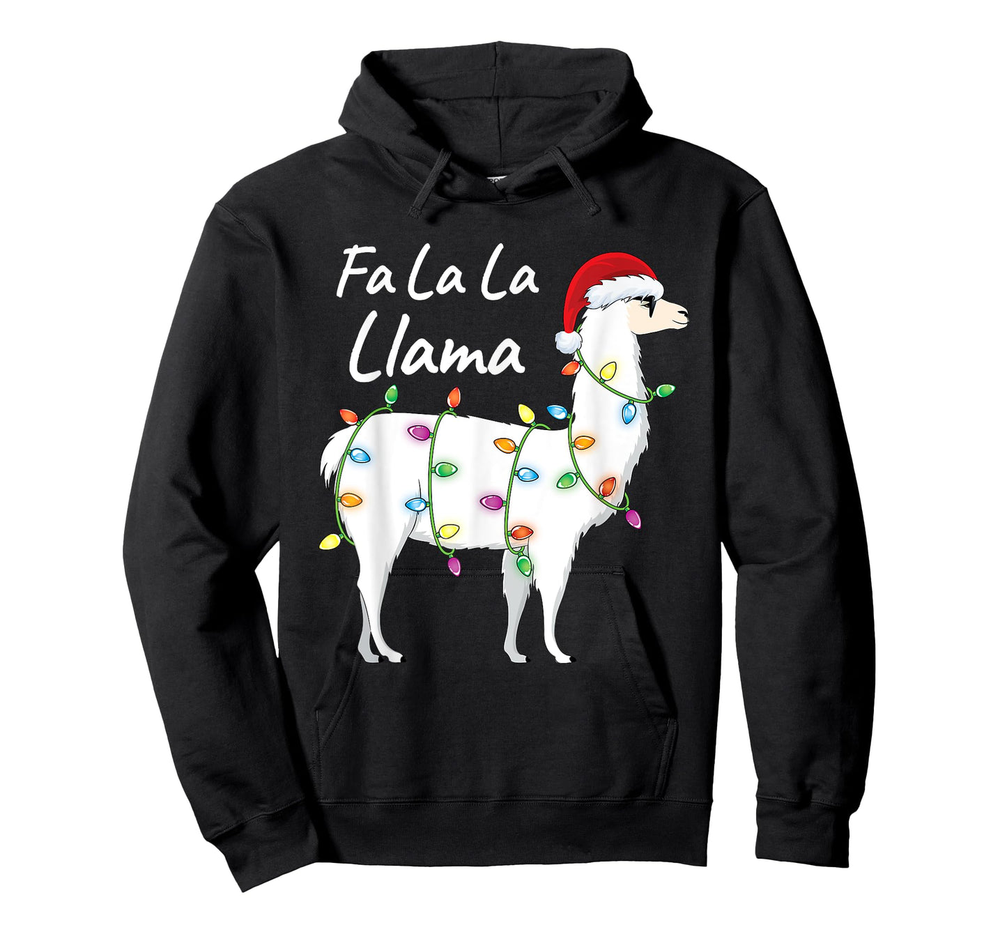 Fa La La Llama Christmas Shirt Kids Boys Girls Santa Llama T-Shirt