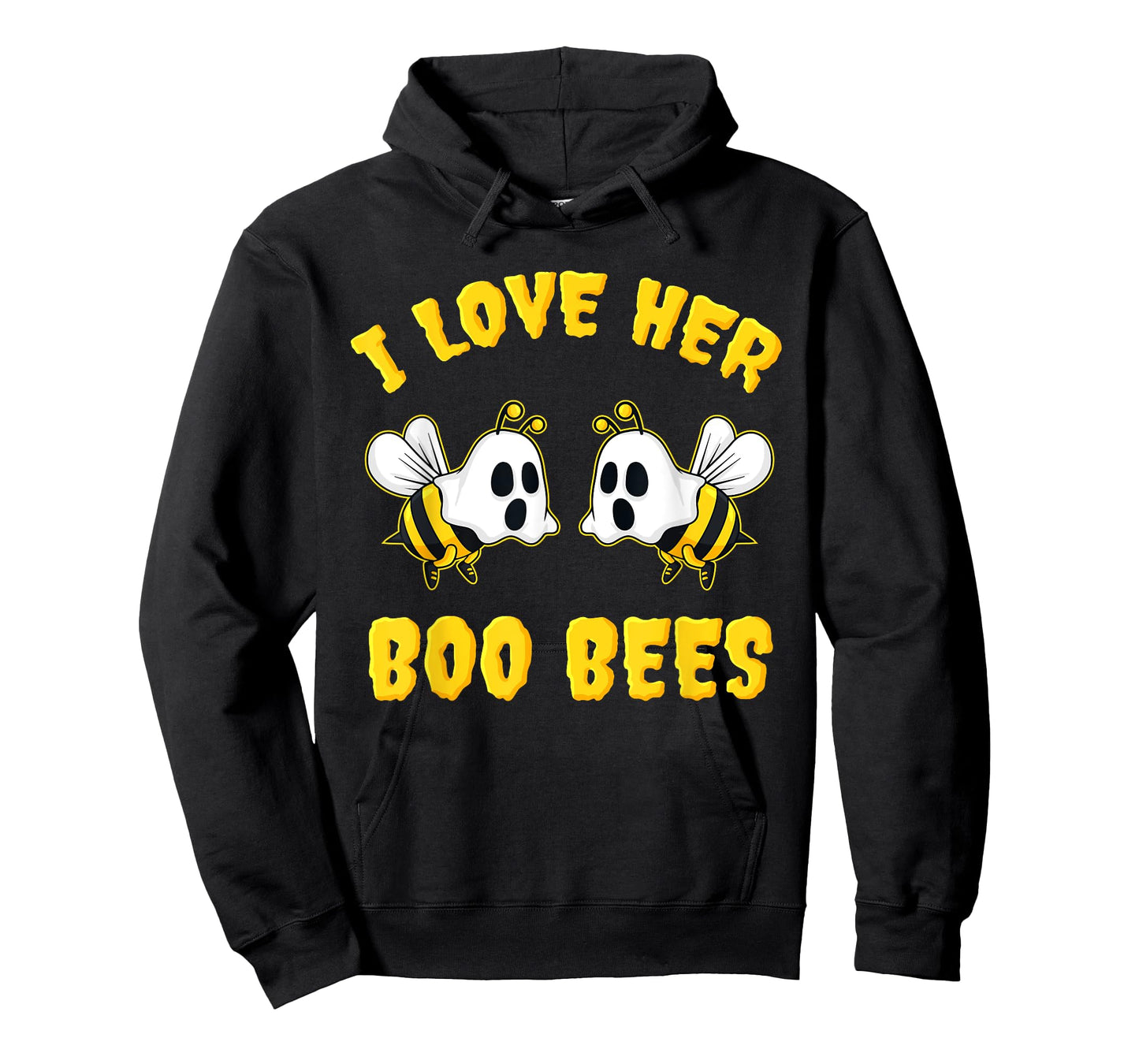 Halloween I Love Her Boo Bees Funny T-Shirt