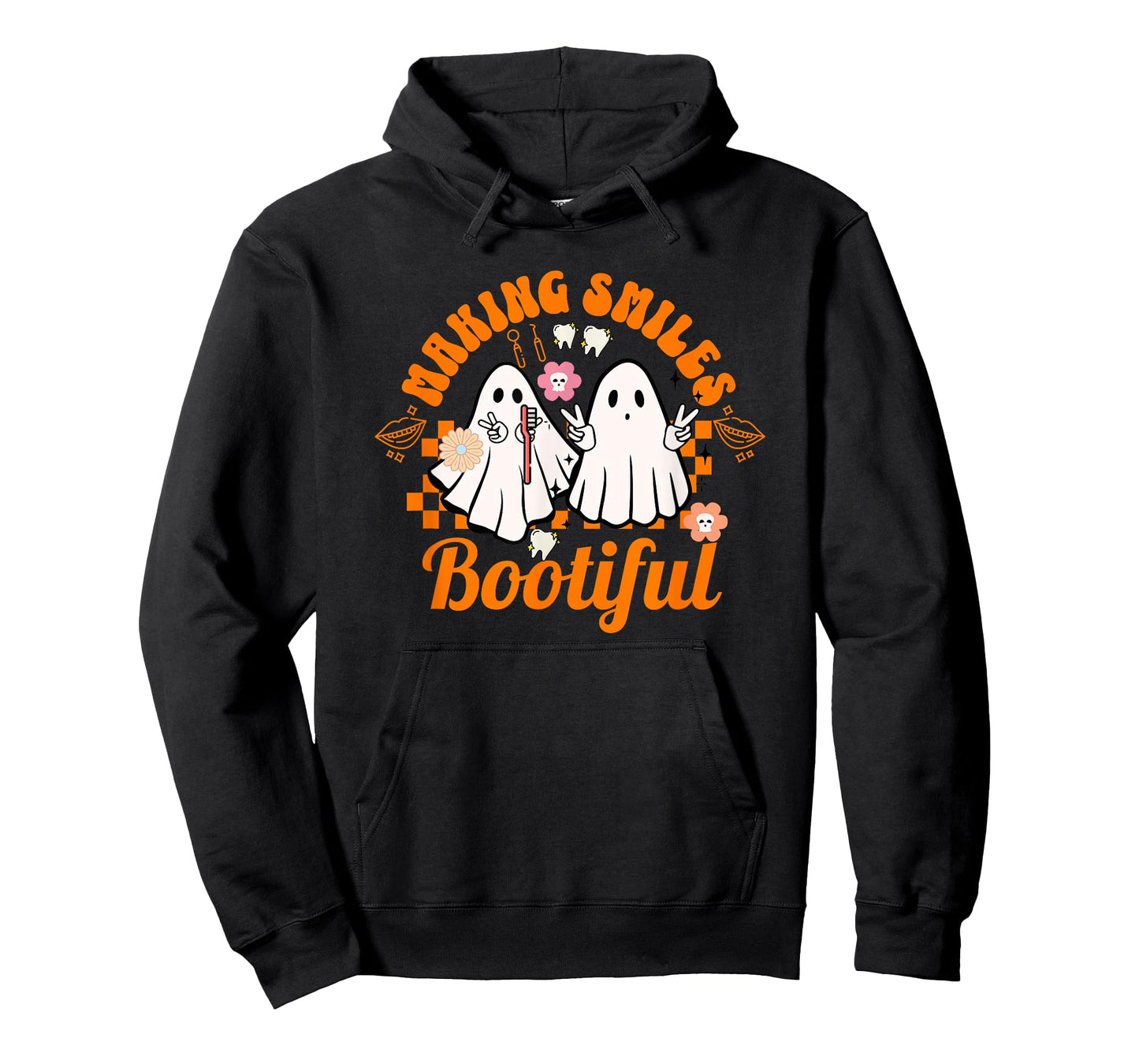 Making Smiles Bootiful Halloween Dental Hygienist Teeth T-Shirt