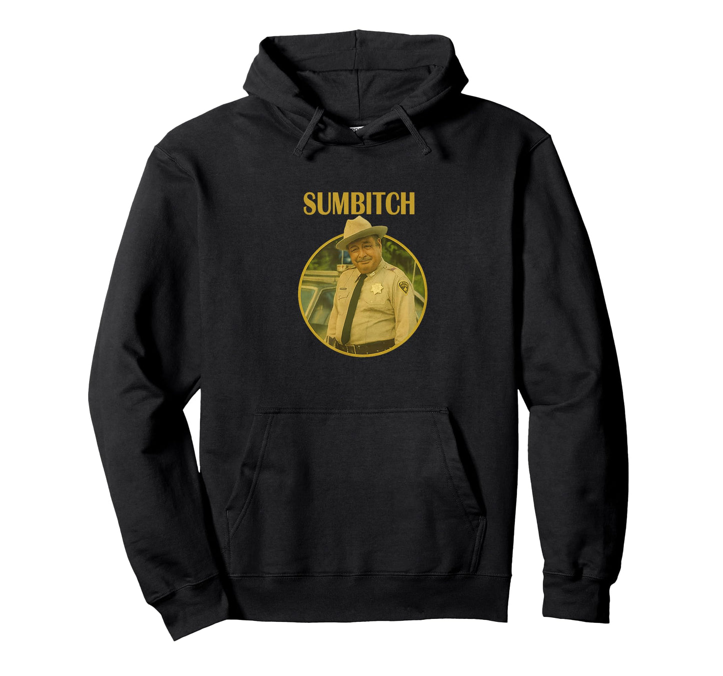 Funny Sumbitch Sheriff Retro Humor Design T-Shirt