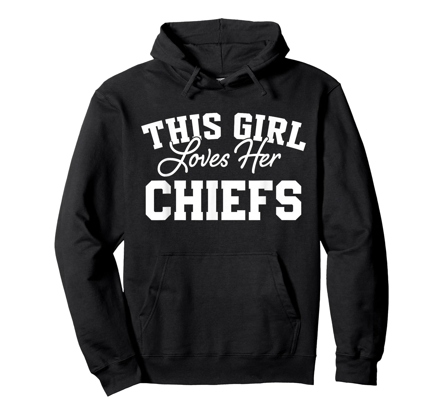 Chiefs Huron This Girl Loves Her HS T-Shirt