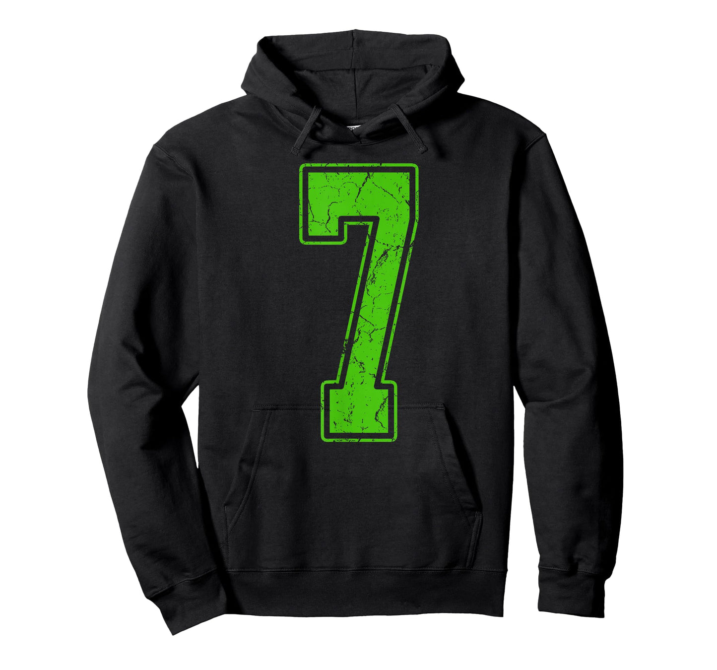 Kelly Green Number 7 Jersey Player Uniform #7 Fan T-Shirt