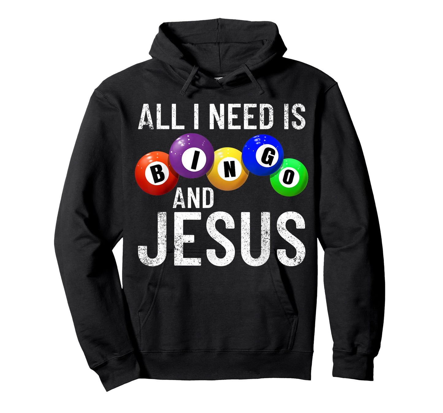 All I Need Is Bingo And Jesus Bingo Player Gambling Bingo T-Shirt
