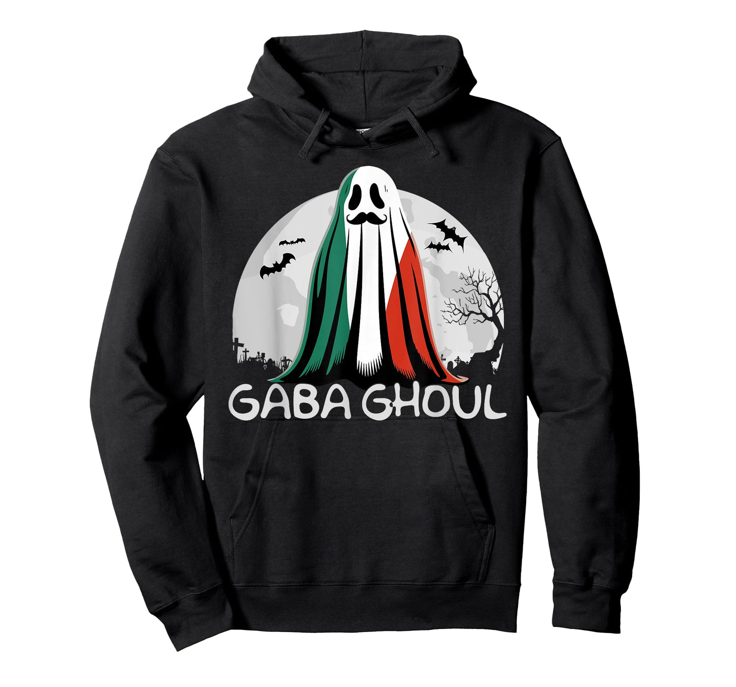 Halloween Graveyard Gaba Ghoul Ghost Funny Italian Gabaghool T-Shirt