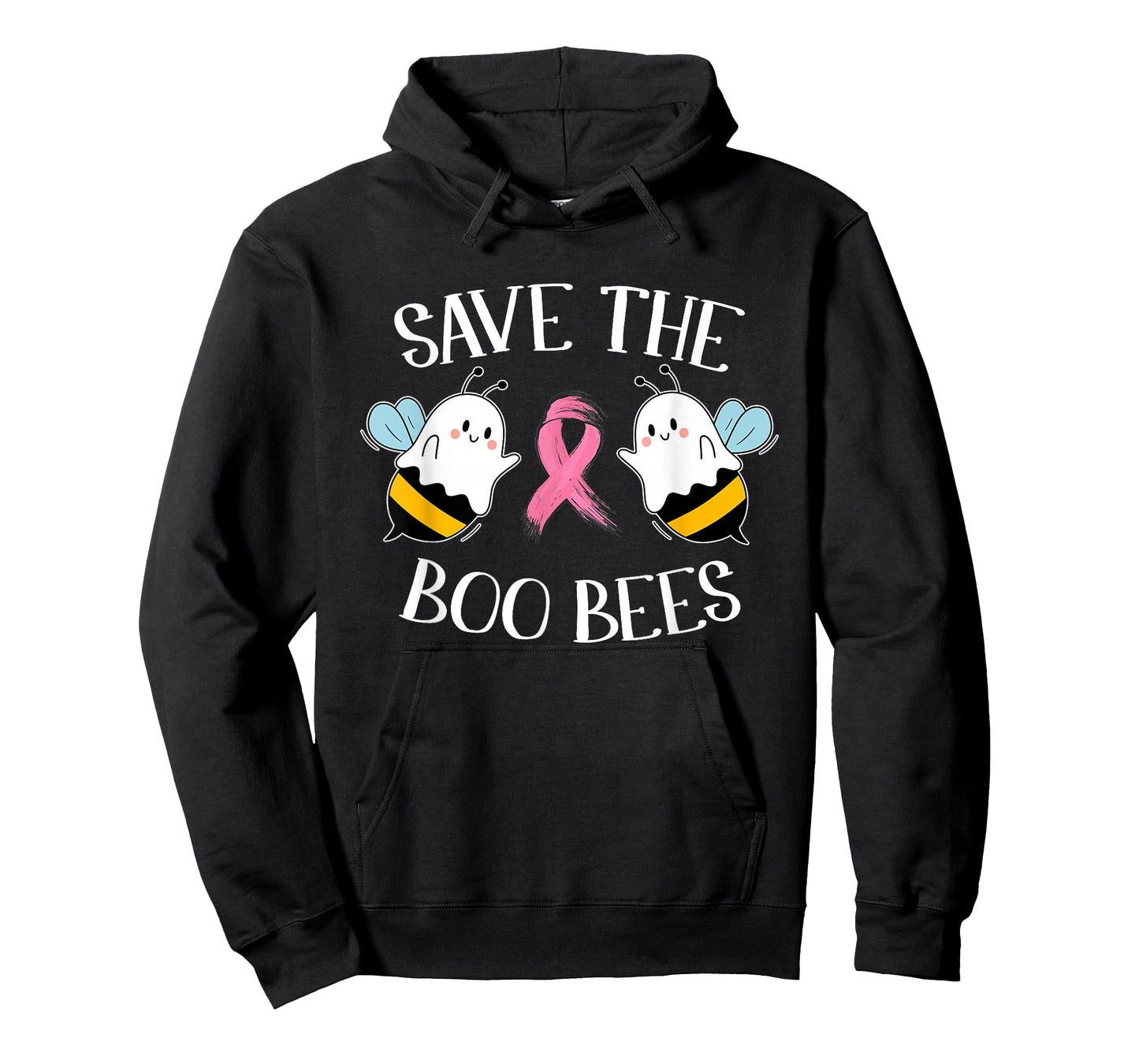 Save The Boo-Bees Lazy Halloween Costume Breast Cancer T-Shirt