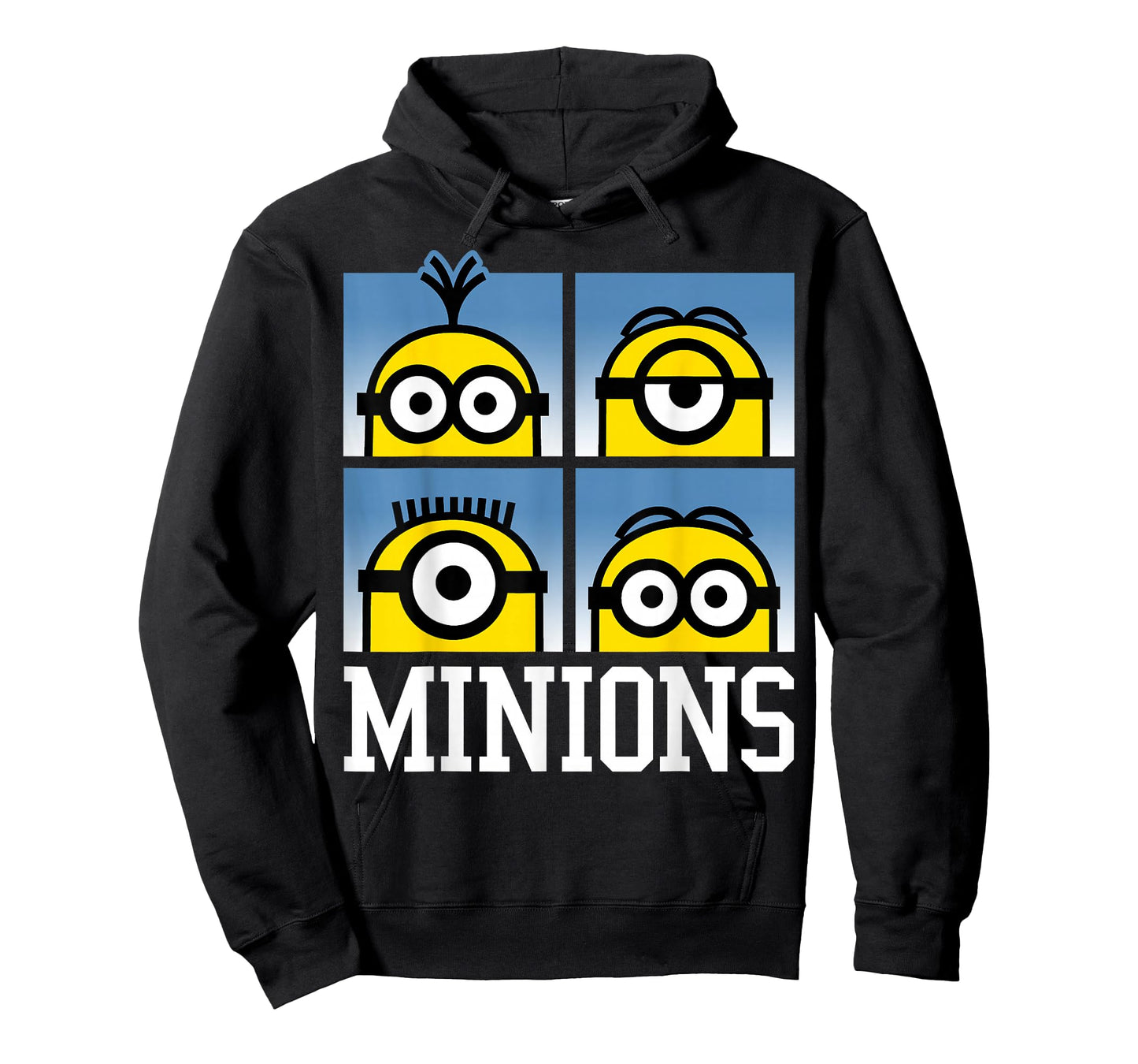 Despicable Me Minions Minions Bust Portrait Grid Logo T-Shirt Small