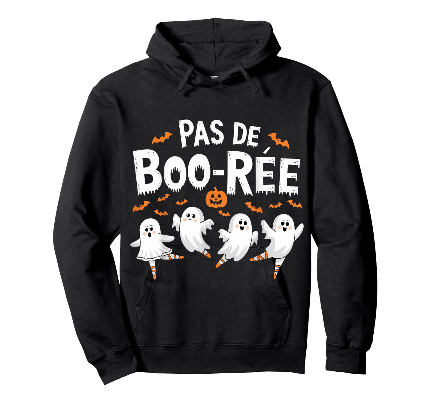 Pas De Boo-rée Ghost Ballet Dancer Funny Halloween Ballet T-Shirt