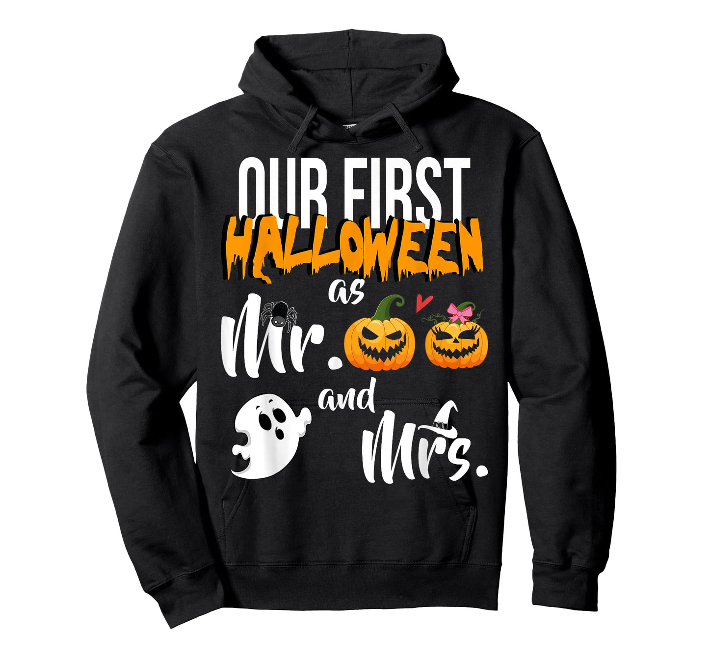 Our First Halloween As Mr. And Mrs. Married Couple T-Shirt T-Shirt