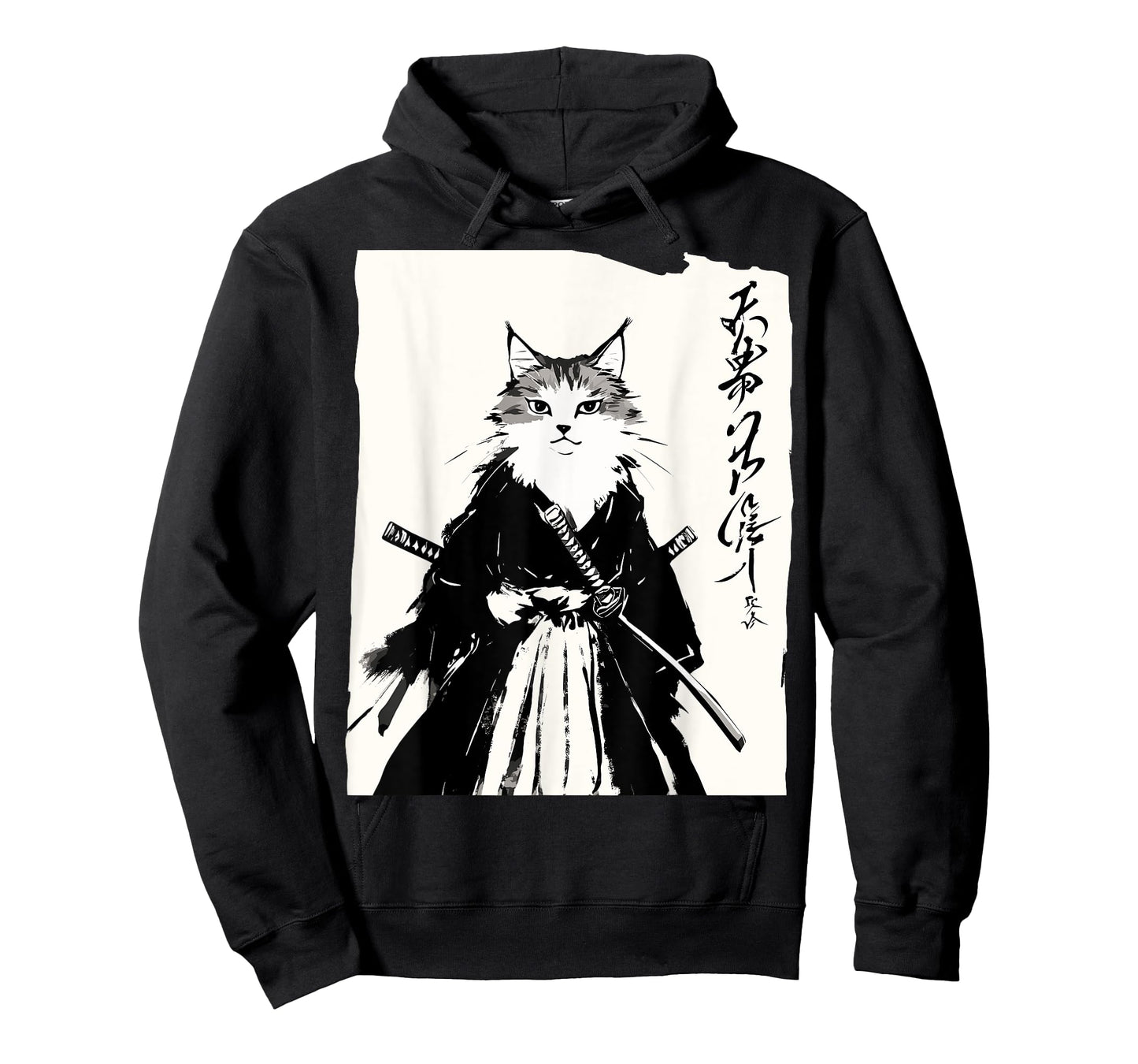 Samurai Cat 天尊乃仁信 Japanese Culture T-Shirt for Men Women