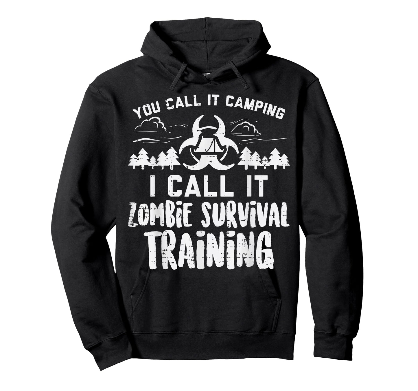 Camping Zombie Survival Training Funny Adventure Camper T-Shirt