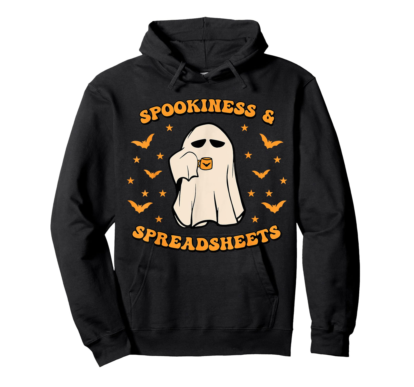 Spookiness and Spreadsheets Halloween Accountant Bookkeeper T-Shirt