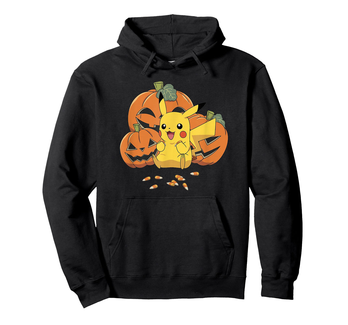 Pokémon Halloween Pikachu Cute Pumpkin Candy Corn T-Shirt