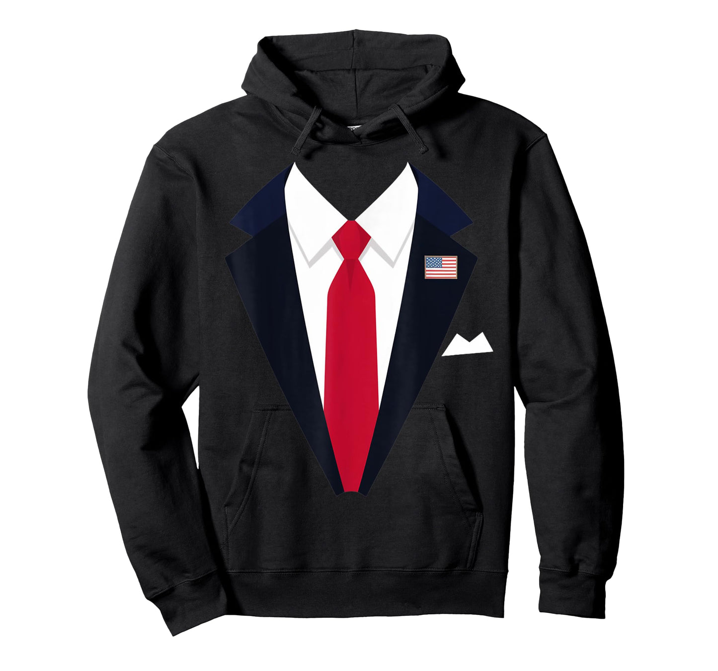 Funny USA President Suit Easy Halloween Costume T-Shirt