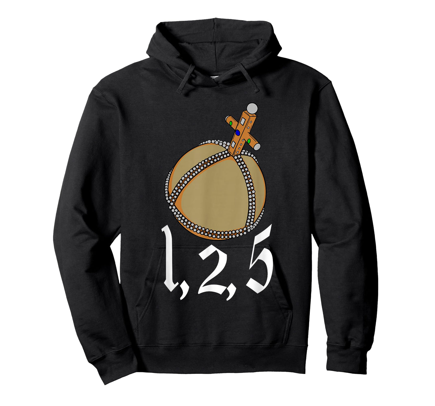 Meta Cortex The Holy Hand Grenade of Antioch - 1,2,5 Quote Unisex-Adults Black Cotton 60% Polyester 40% Short Sleeve Classic Fit Collarless Crew Neck Modern T-Shirt