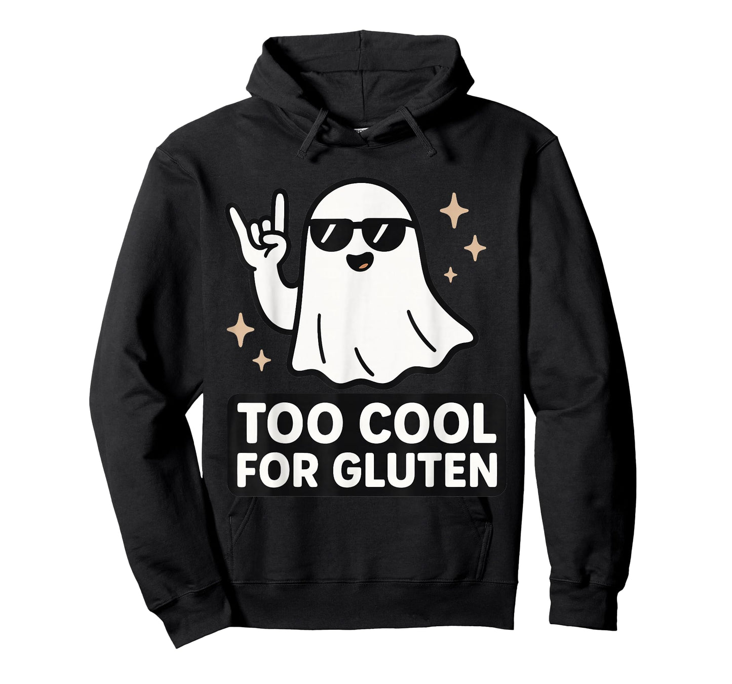 Celiac Disease Spooky Ghost Gluten Free Halloween T-Shirt