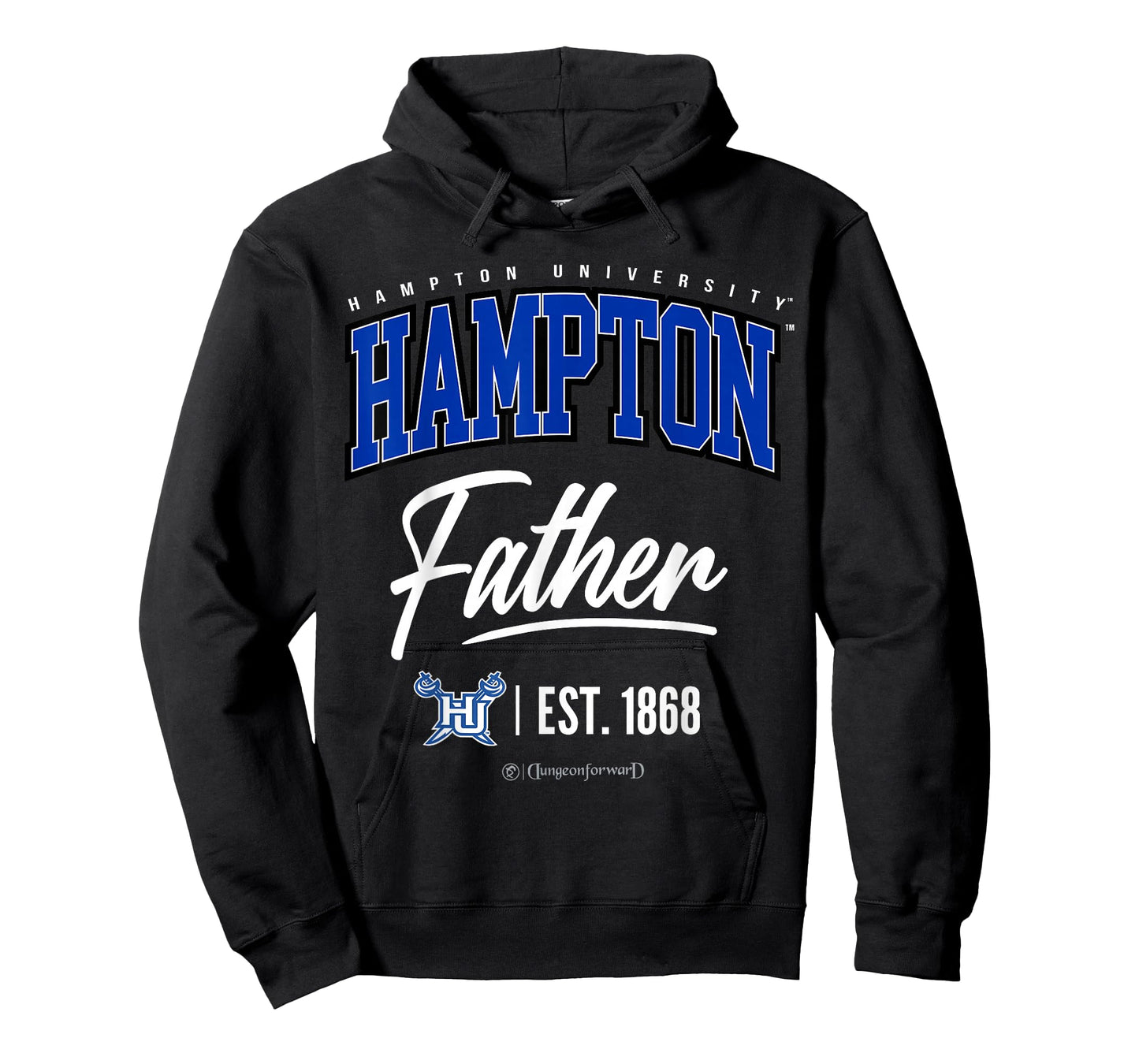 Hampton University - HU HBCU Father T-Shirt