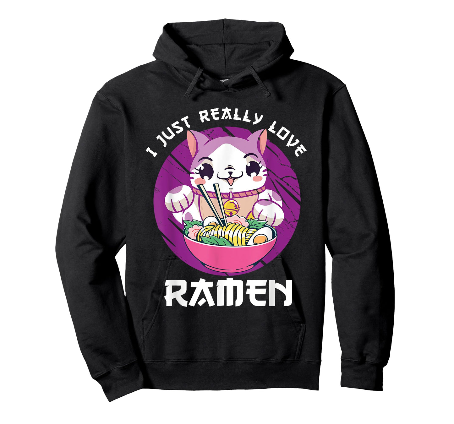 I Just Really Love Ramen Japanese Noodles Kawaii Anime Cat T-Shirt