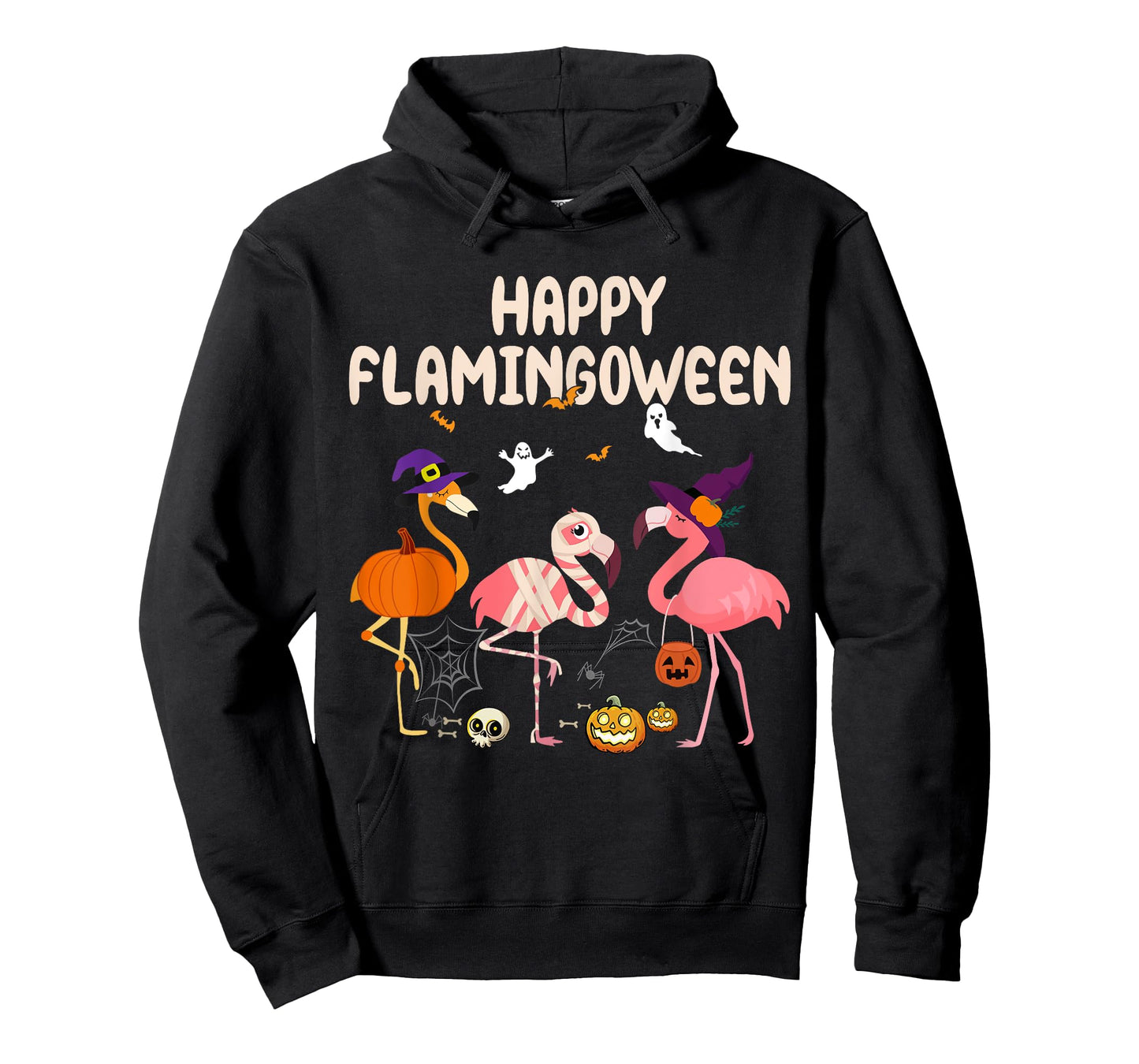 Halloween happy Flamingoween witch pumpkin mummy flamingo T-Shirt