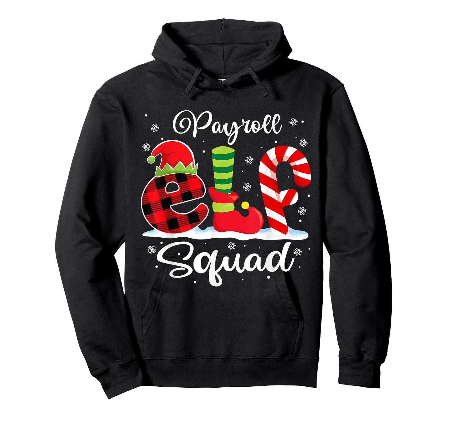Payroll Elf Squad Christmas Payroll Manager Matching T-Shirt
