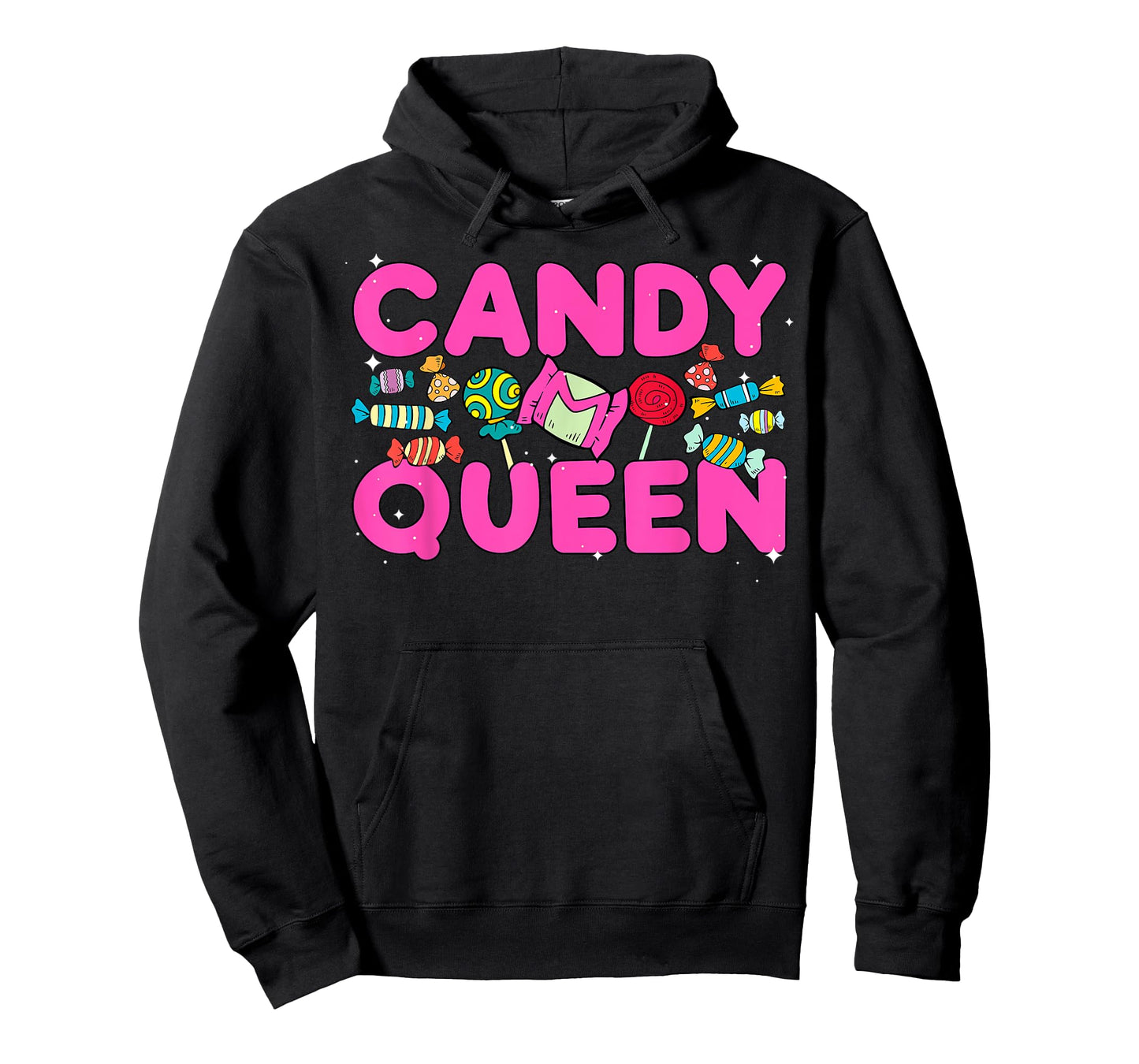 Funny Candy Queen Design For Women Girls Kids Lollipop Lover T-Shirt