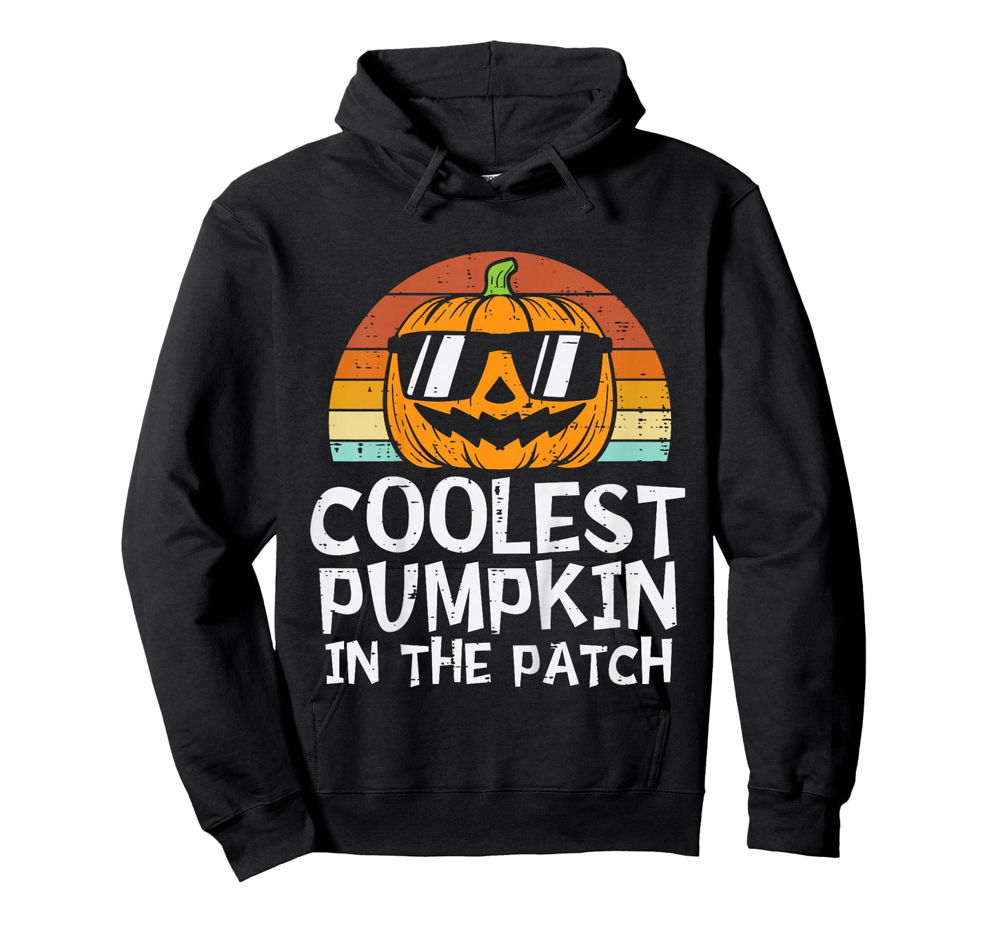Kids Coolest Pumpkin In The Patch Toddler Boys Halloween Kids T-Shirt