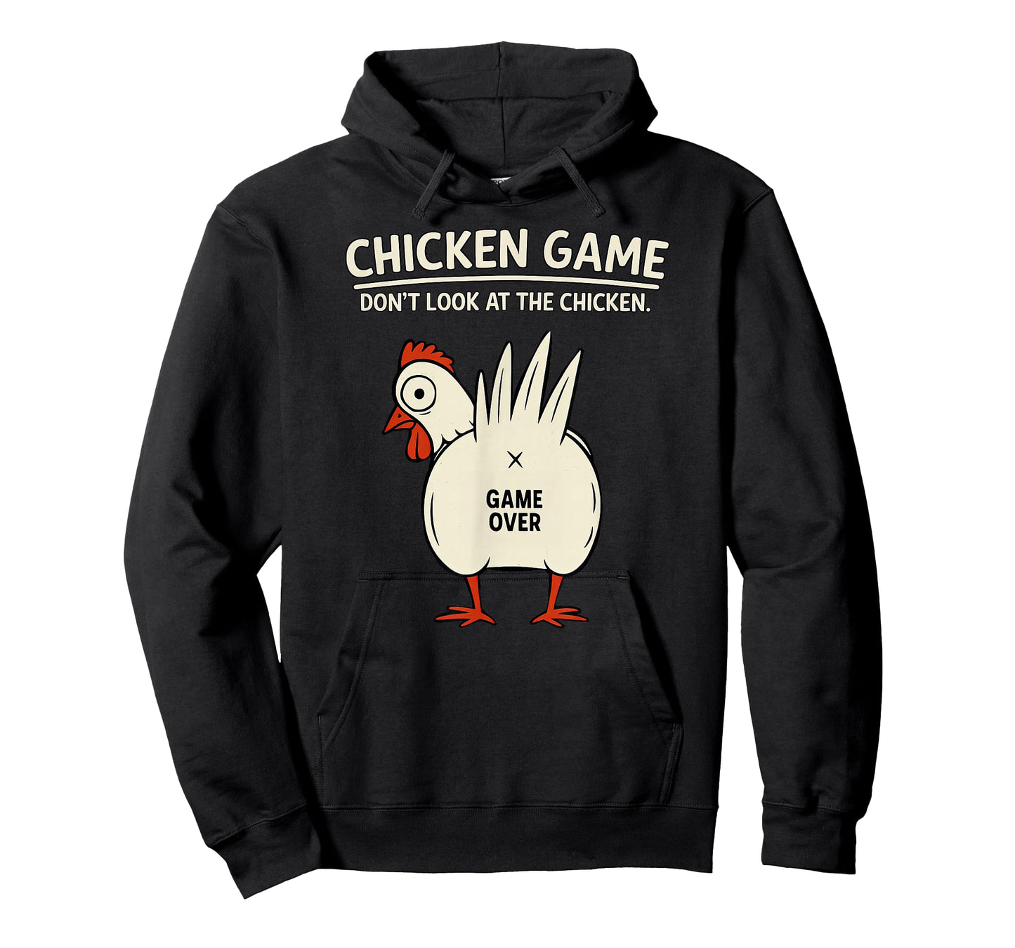 Chicken Game Men Women Teen Boys Girls Kids Graphic Funny T-Shirt