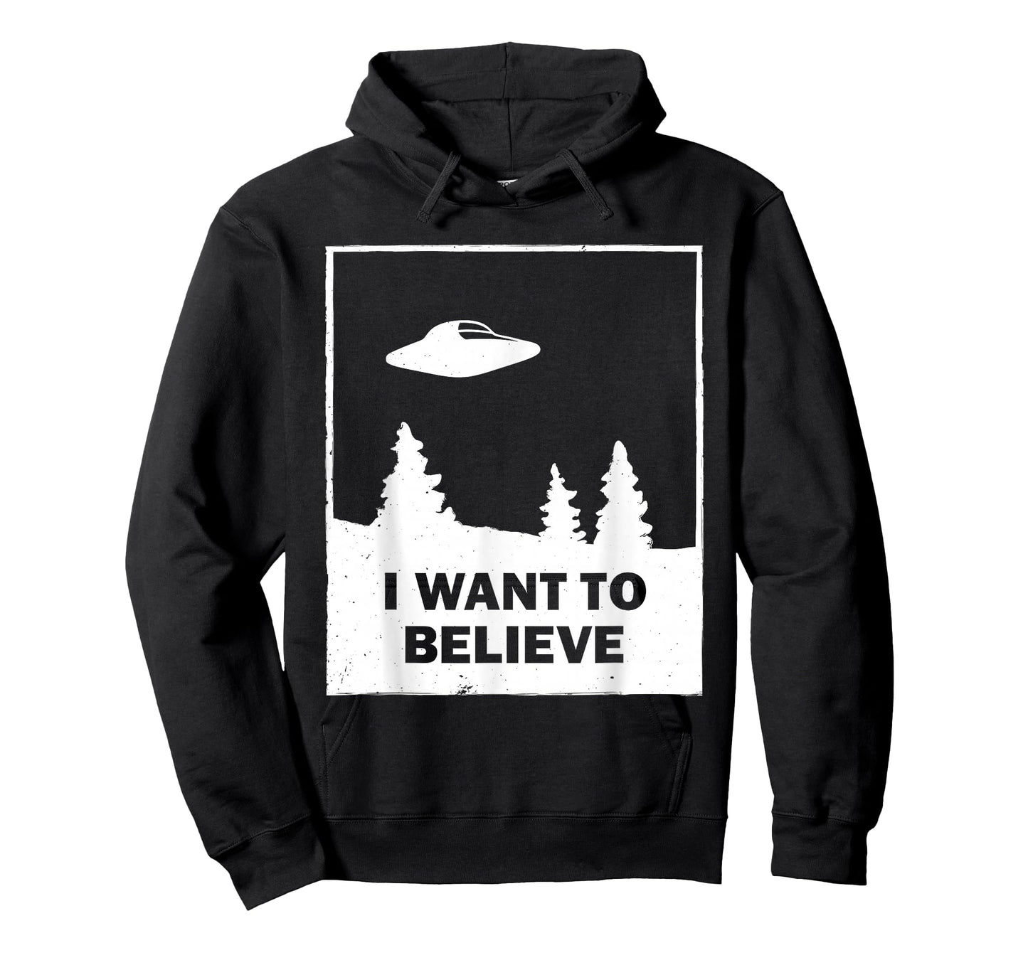 Vintage White I Want To Believe UFO T-Shirt T-Shirt
