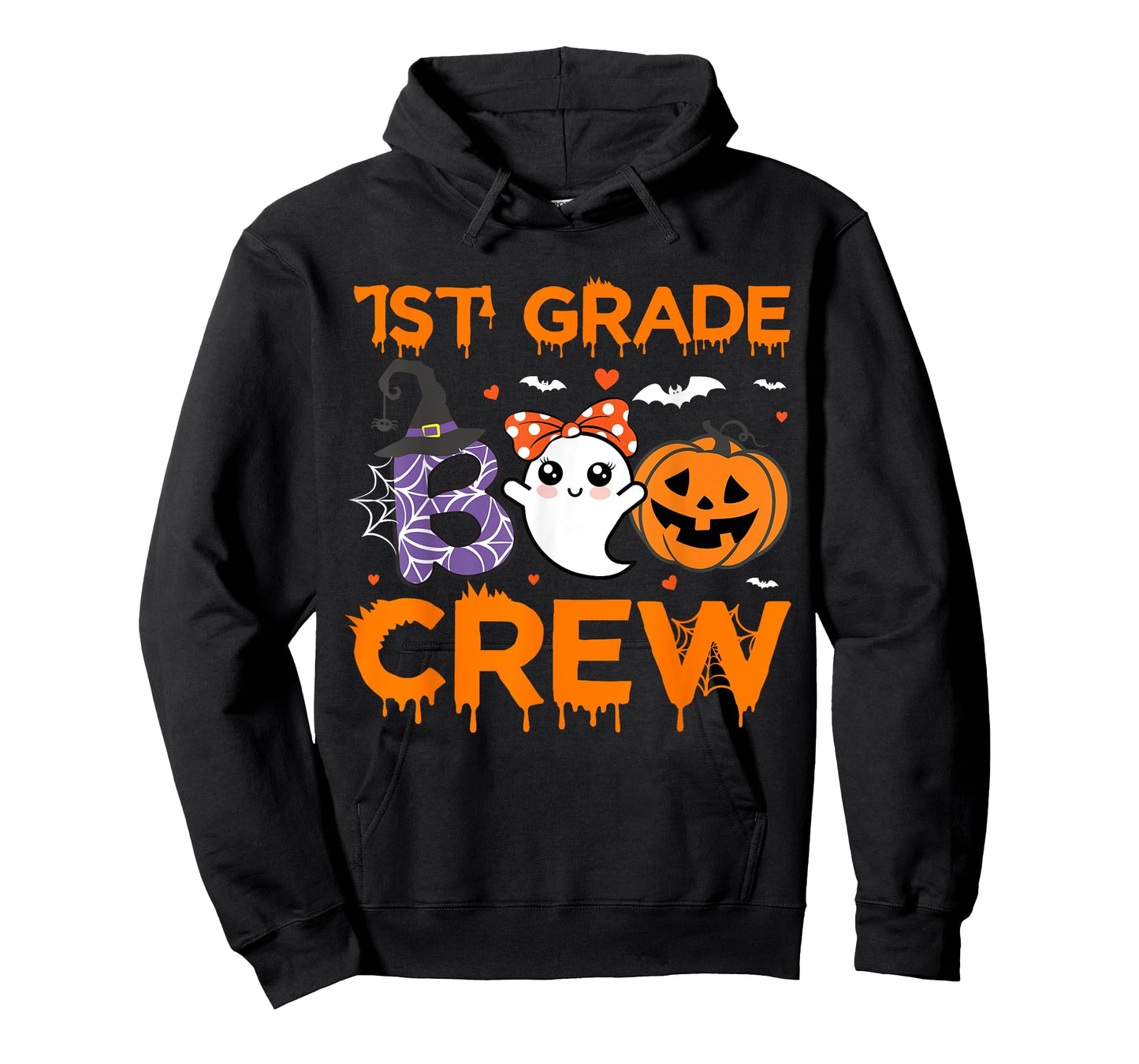 1st Grade Boo Crew Teacher Student Halloween Costume T-Shirt