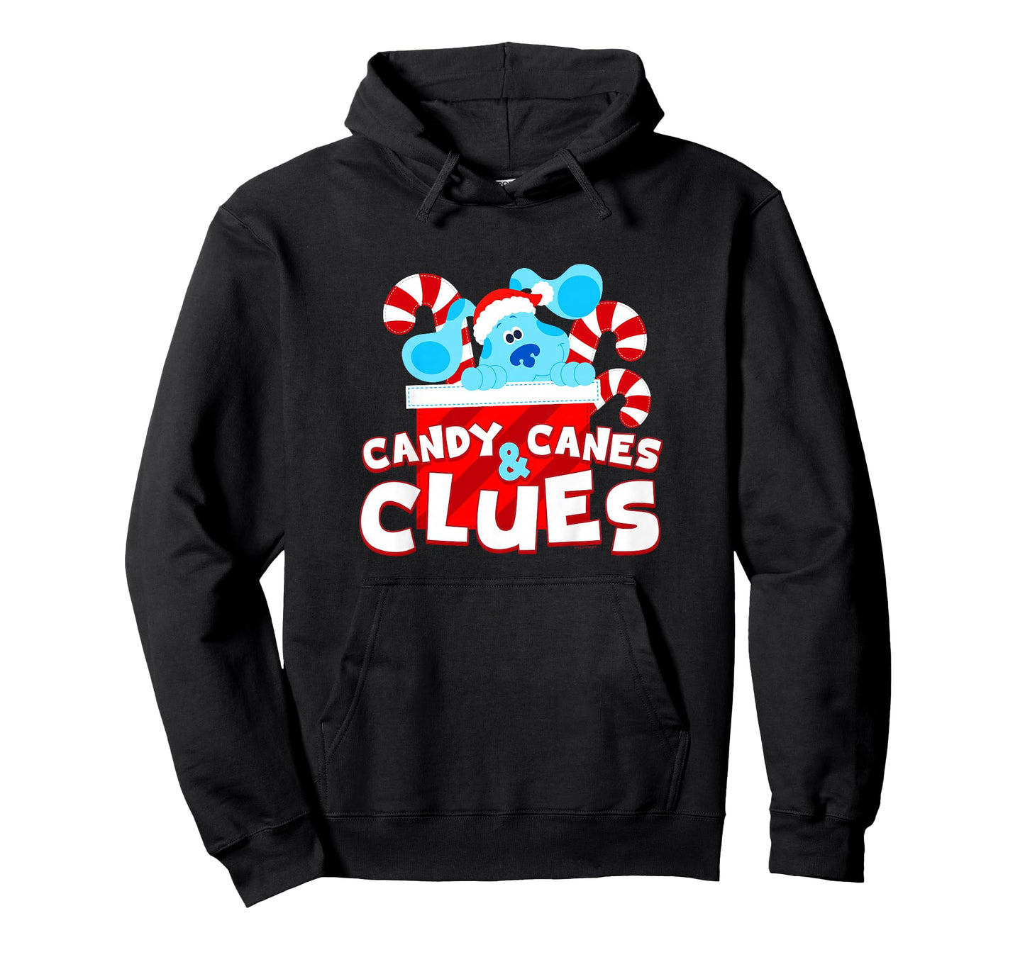 Kids Blue's Clues and You Candy Canes and Christmas Clues T-Shirt